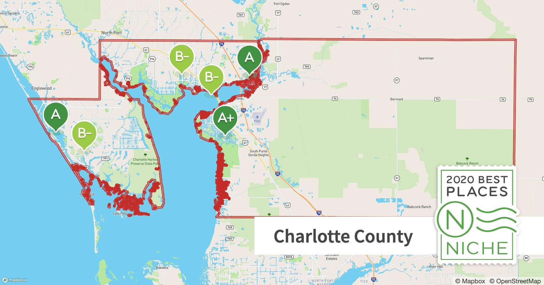 Map Of Charlotte County Florida | Maps Of Florida