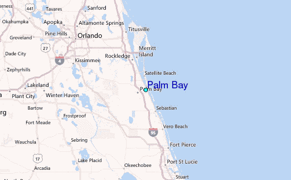 Map Of Palm Bay Florida
