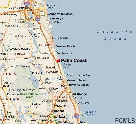 Map Of Palm Coast Florida