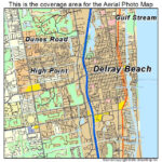 Aerial Photography Map Of Delray Beach FL Florida