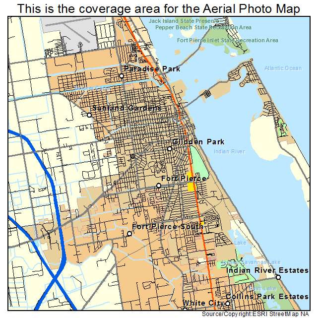 Map Of Fort Pierce Florida