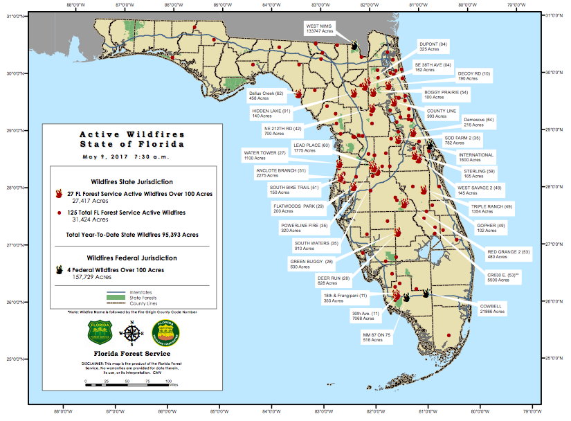 All Eyes On Florida As Wildfires Burn Throughout State Wildfire Today