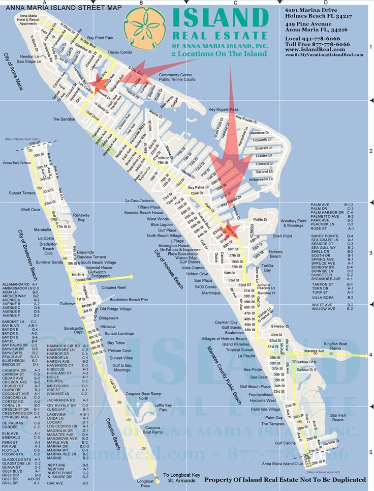 Anna Maria Island Map Anna Maria Island Map Of Florida Beaches Anna 