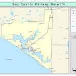 Bay County Railway Network Color 2009