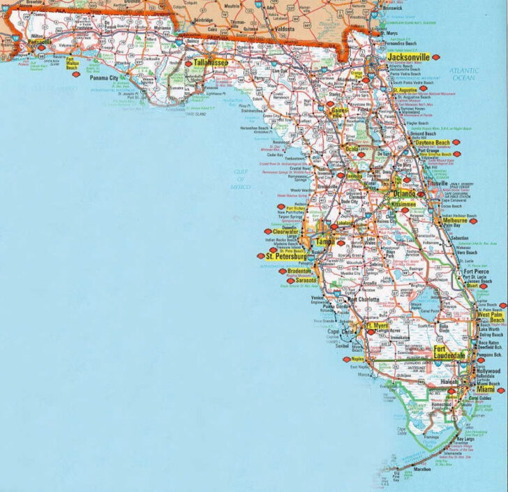 Driving Map Of Florida