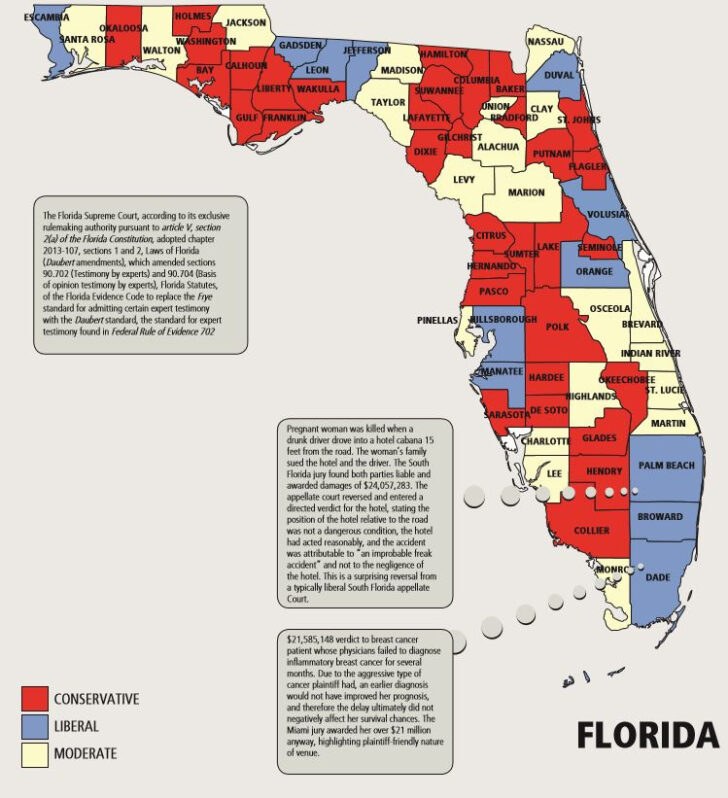 Map Of Conservative Counties In Florida