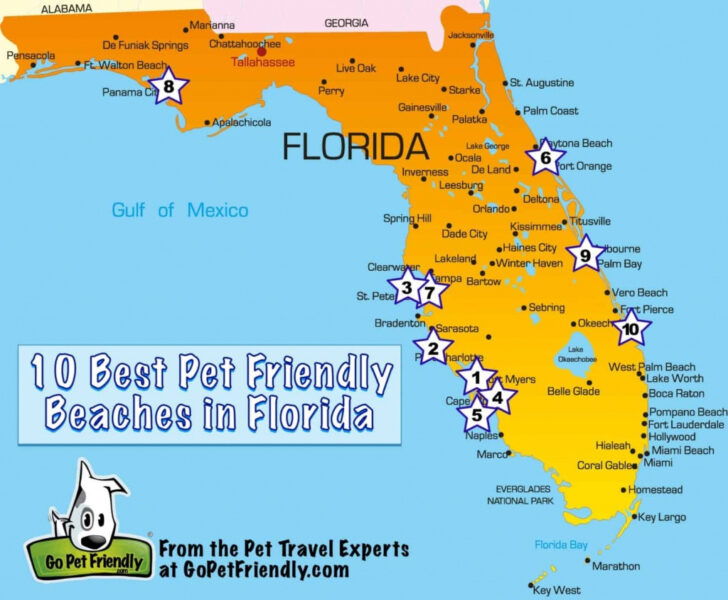Florida Gulf Coast Map Of Beaches