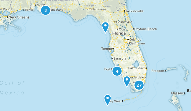 Map Of National Parks In Florida