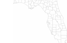Blank Florida County Map Free Download