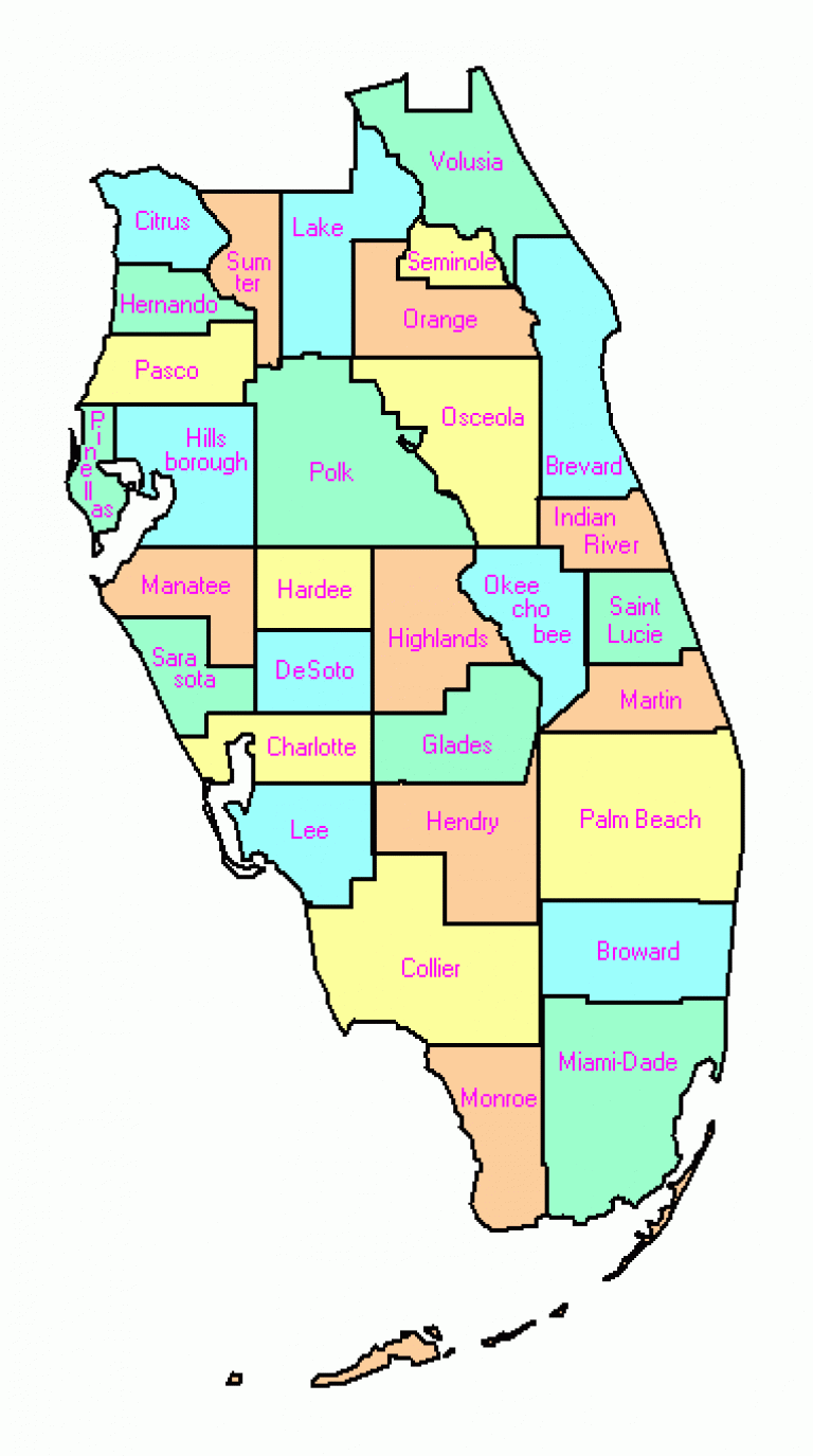 Broward County Florida Map Map Of The World