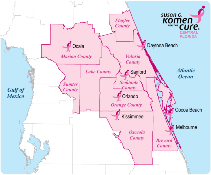 Map Of Central Florida Counties