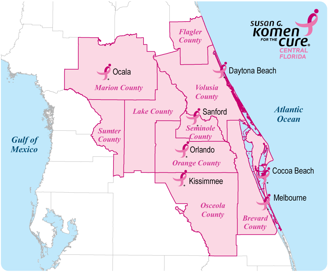 Central Florida County Map Central Florida Affiliate Service Area Map 