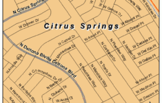 Citrus Springs Florida Street Map 1212450