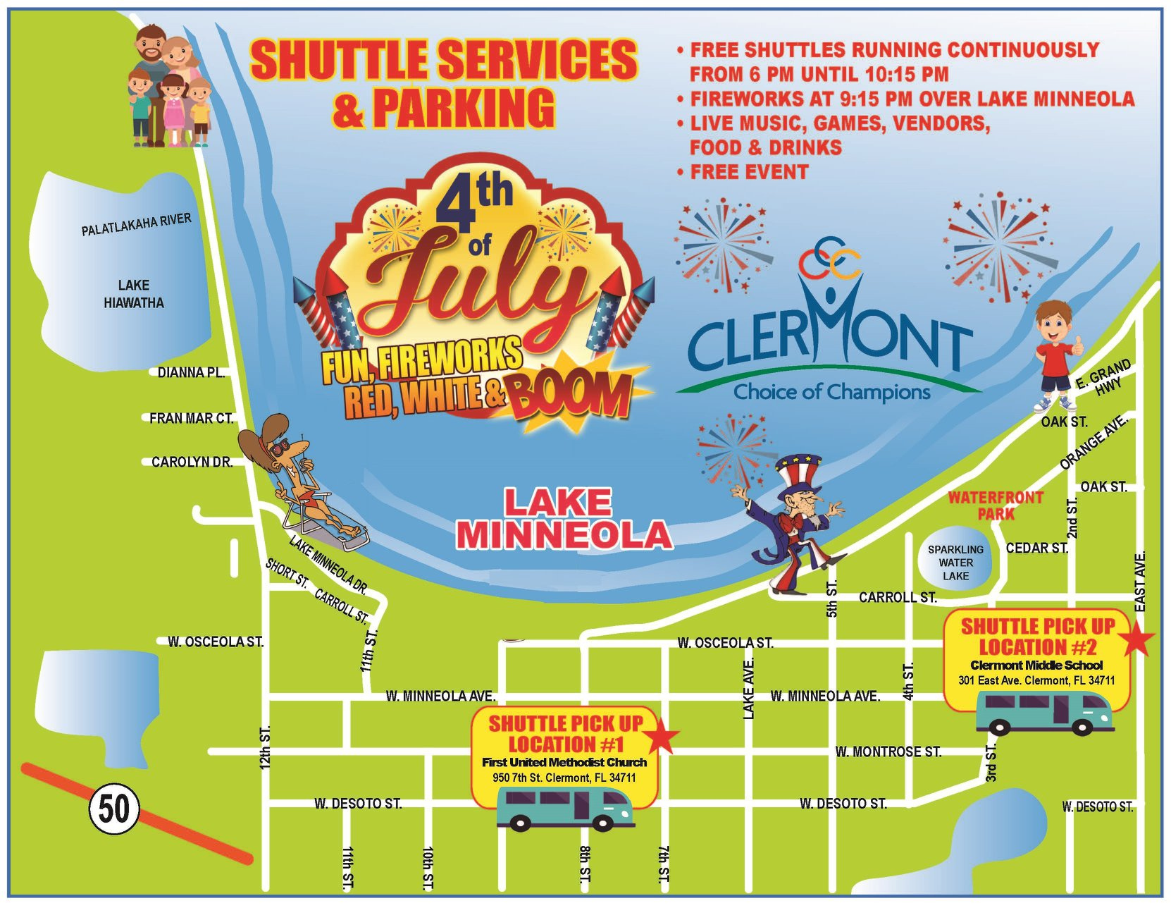 City Of Clermont Announces 4th Of July Celebration Lineup The Official Si