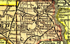 Clay County 1888 Clay County Green Cove Springs Map Of Florida