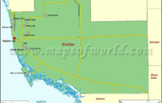 Collier County Map Florida In 2021 County Map Island Miami County Seat
