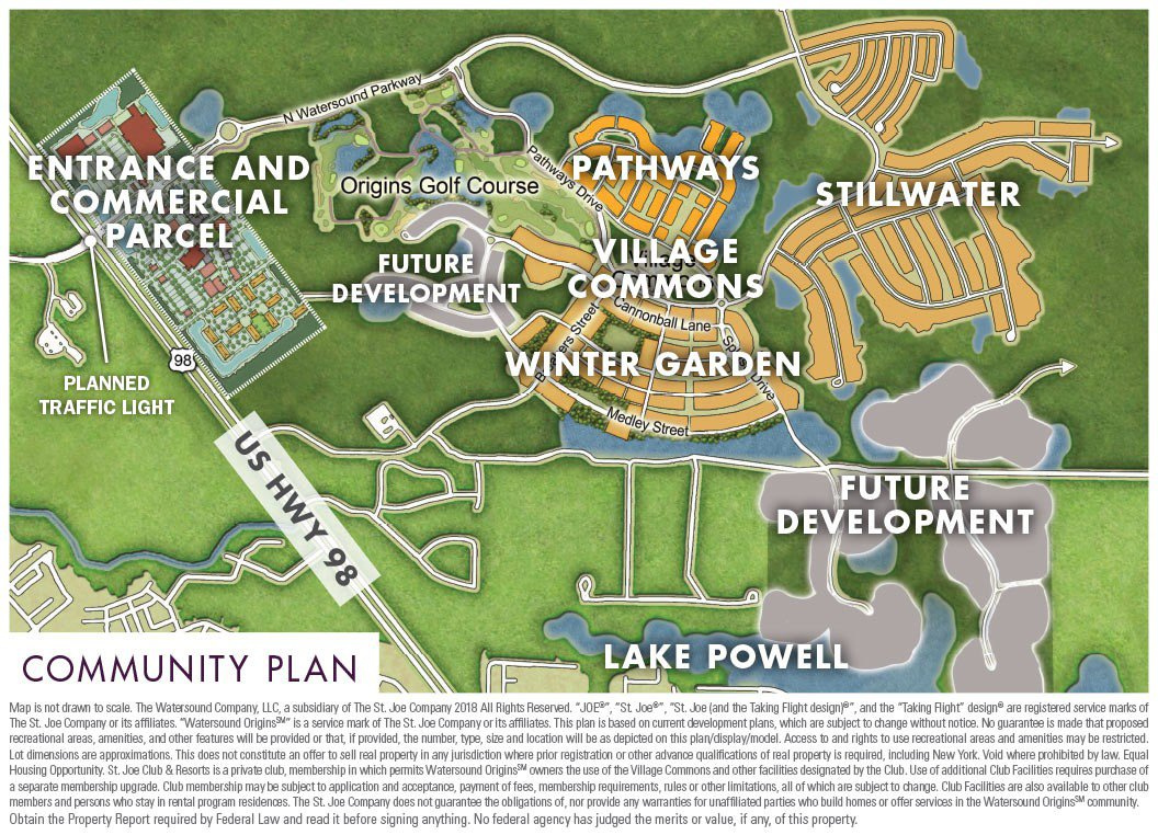 Community Maps Watersound Origins Beaches Of South Walton