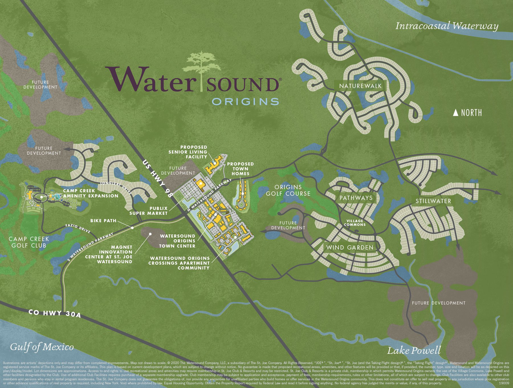Community Maps Watersound Origins Beaches Of South Walton