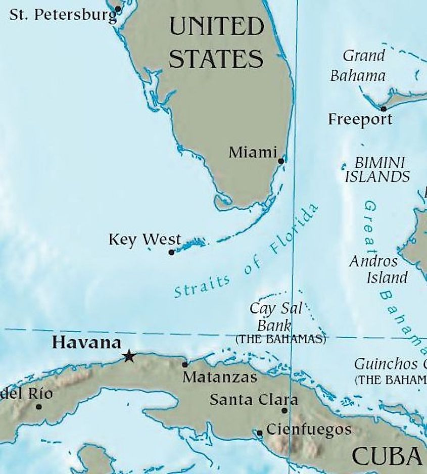 Countries With Which The US Shares Maritime Borders WorldAtlas