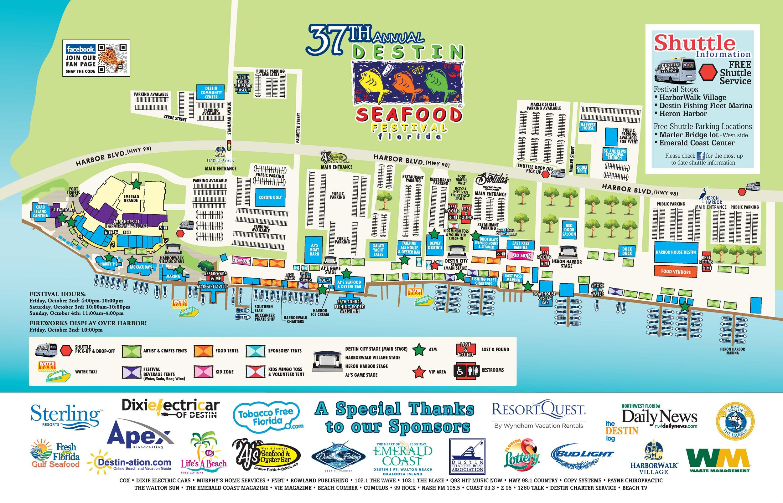 Destin Harbor Parking And Maps Map Of Florida Destin Florida 