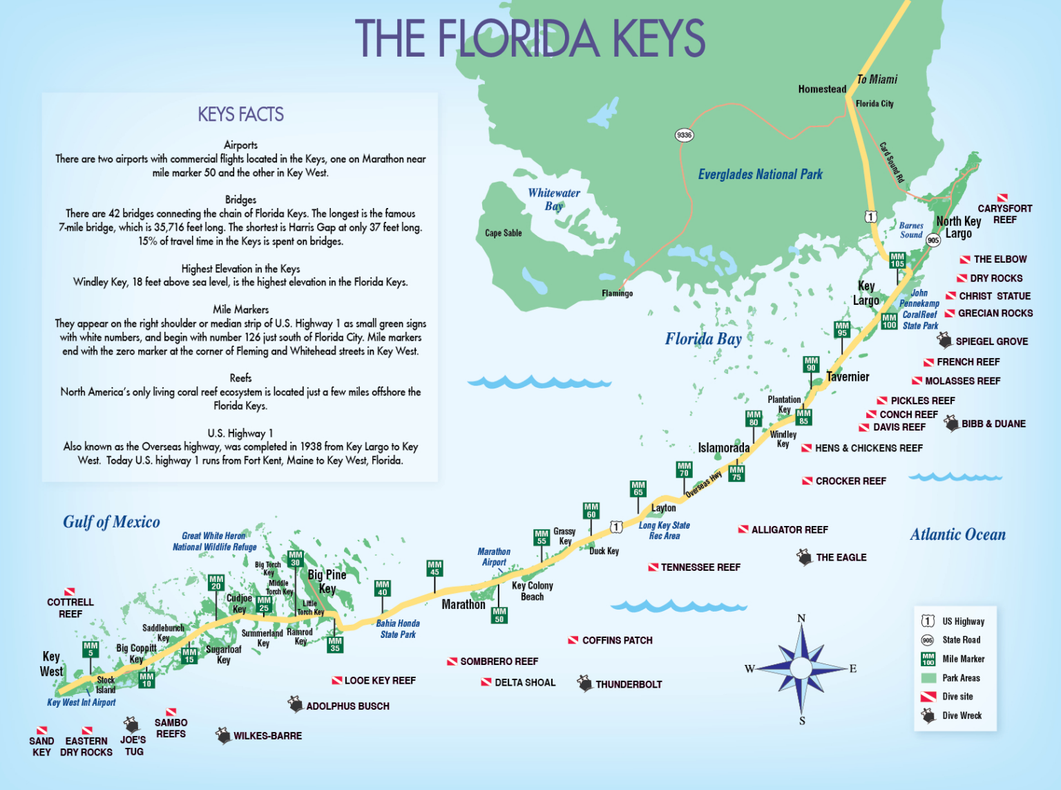 Detailed Map Of Florida Keys Printable Maps Maps Of Florida 4868