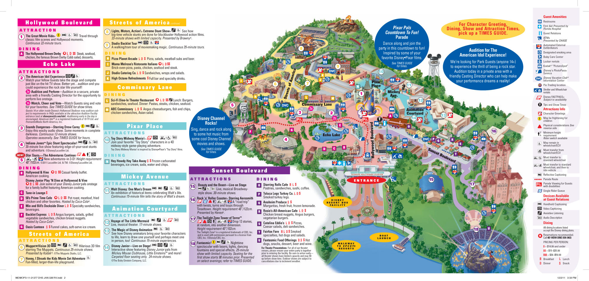 Disney Hollywood Studios Orlando Fl | Maps Of Florida