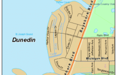dunedin florida street map 1218575 1 Dunedin Florida Street Map 1218575