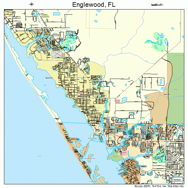 Map Of Englewood Florida