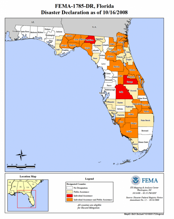 Florida Flooding Map