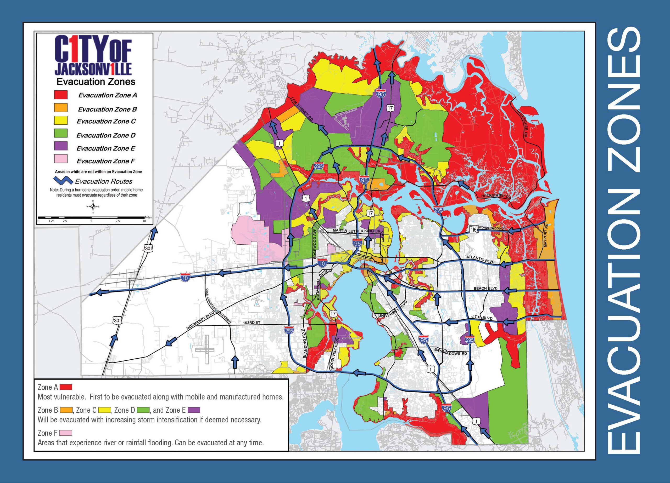 Firstcoastnews Are You In An Evacuation Zone Click Here To Find Out