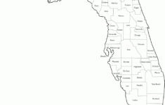 Florida County Map With County Names