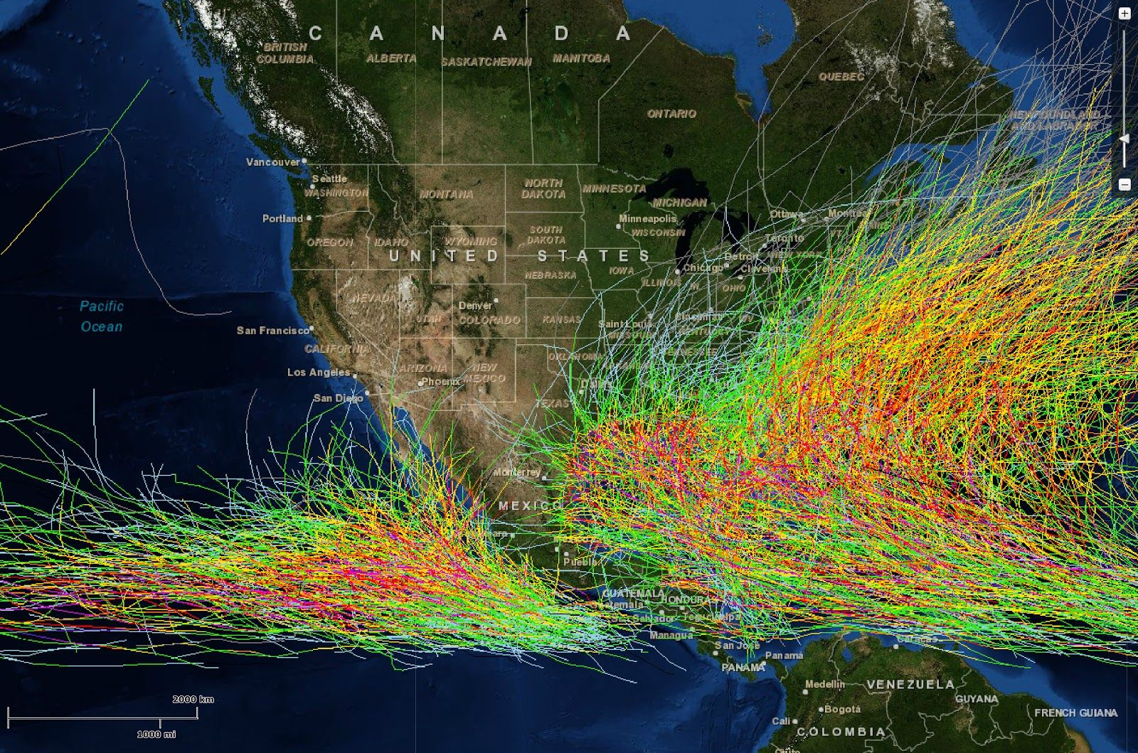 Florida Hurricane Paths History Map Share Map