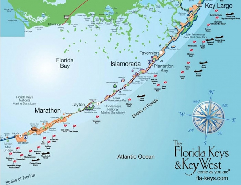 Florida Keys Spearfishing Map Printable Maps