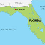 Florida Map With Capitol Vector 156897 Vector Art At Vecteezy