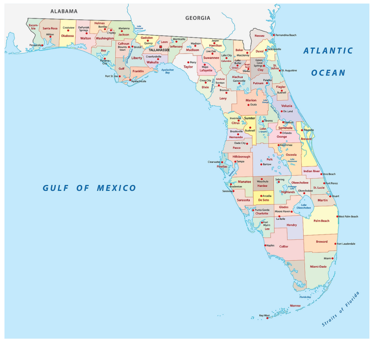 Florida Maps Facts Weltatlas | Maps Of Florida