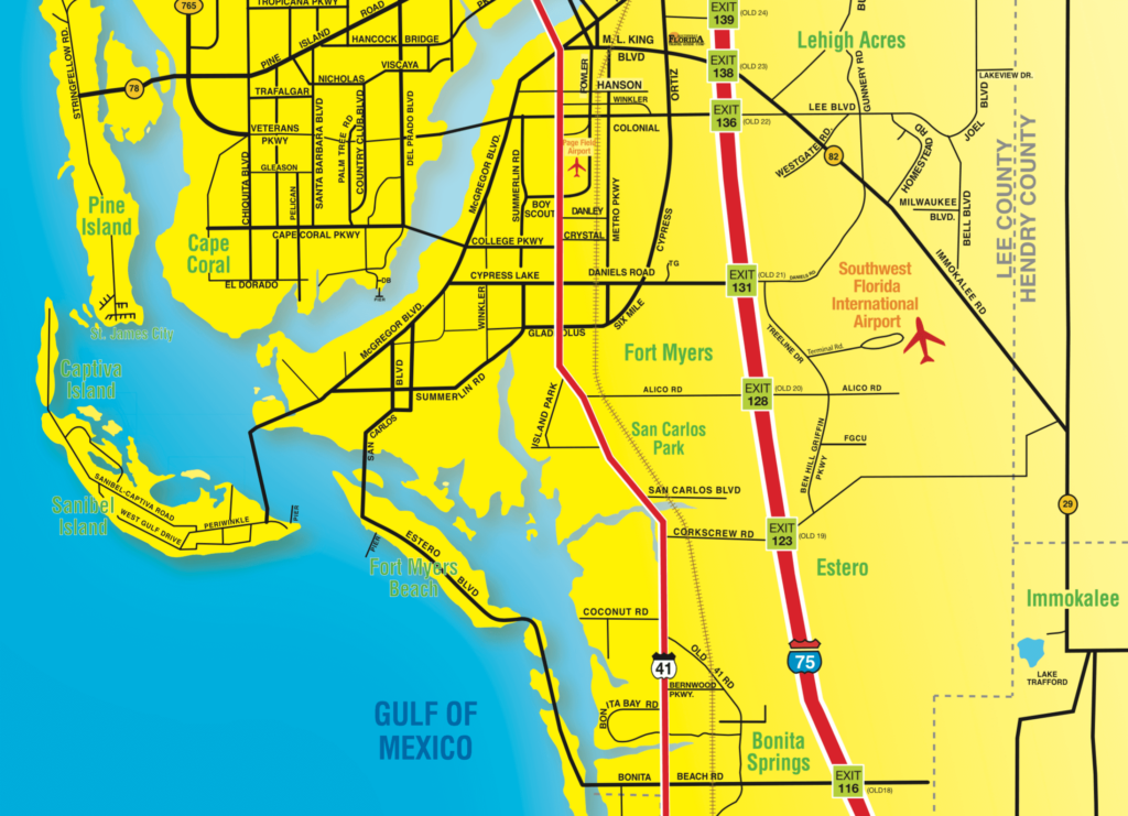 Florida Maps Southwest Florida Travel | Maps Of Florida