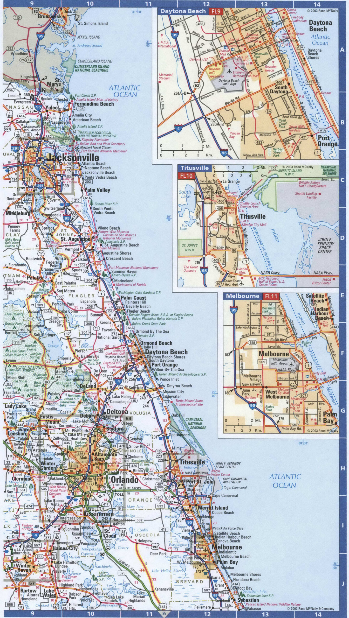 Florida Northern Roads Map Map Of North Florida Cities And Highways 