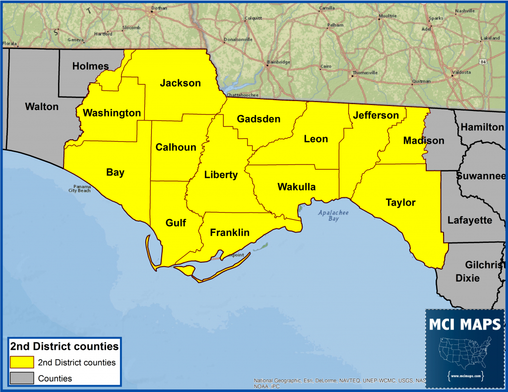 Florida Panhandle Map Printable Maps