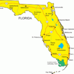 Florida Peninsula Long And Narrow Except For The Panhandle