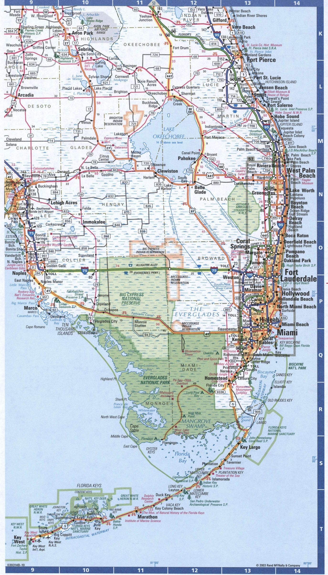 Florida South Map Image Florida Map