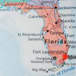 Fotos Mapa De La Florida Florida En El Mapa Foto De Stock Aallm