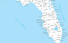 free map of florida cities printable maps 4 Free Map Of Florida Cities Printable Maps