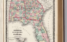 Georgia Alabama And Florida David Rumsey Historical Map Collection