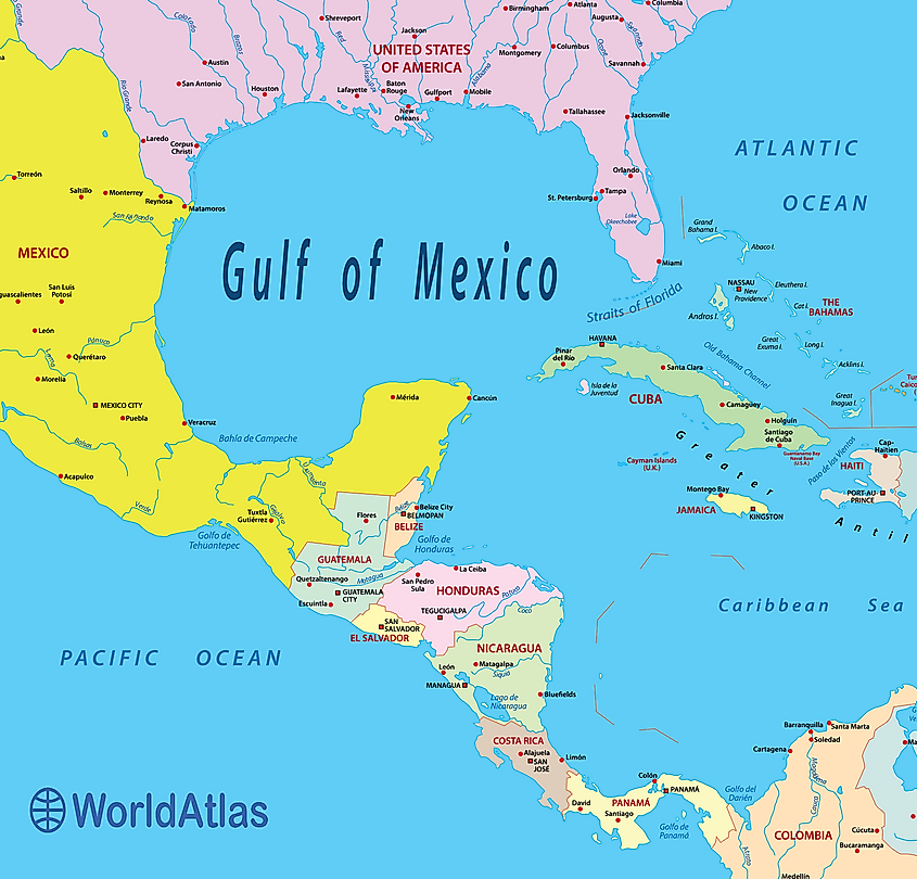 Gulf Of Mexico WorldAtlas