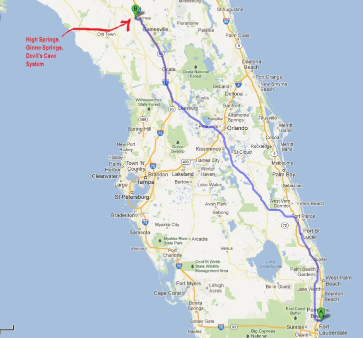 High Springs Florida Map Map Of The World | Maps Of Florida