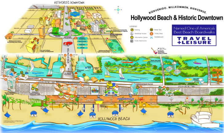 Map Of Hollywood Florida
