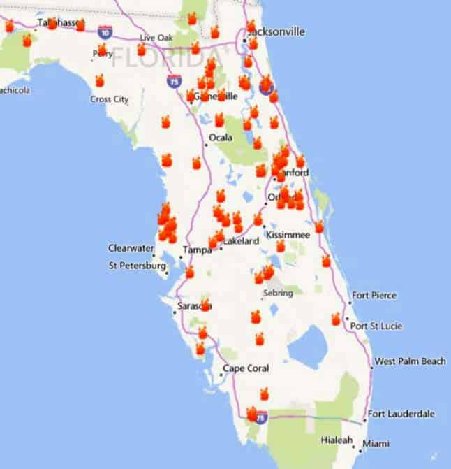 Huge Wildfire At Georgia Florida Border Amelia Island Living EMagazine