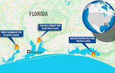 Hundreds Are Evacuated As Three Wildfires Rage Across More Than 2 900