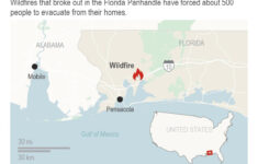 Hundreds Evacuated As Wildfires Rage In Florida Panhandle