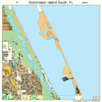 Hutchinson Island South Florida Street Map 1232993